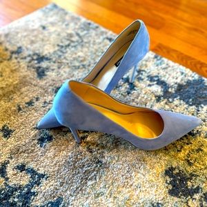 Blue Suede Nine West Heels